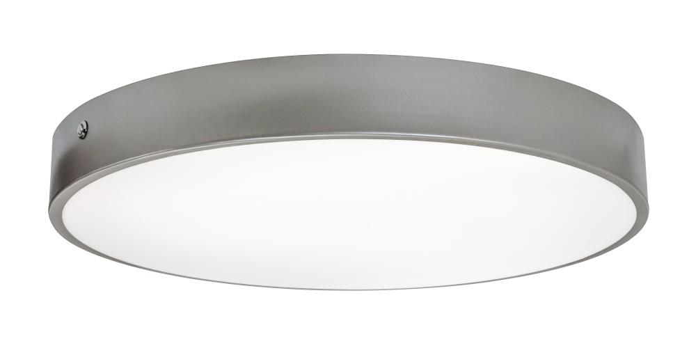 Bailey 19'' LED Flush,120-277V,30W,5 CCT,SN,BB