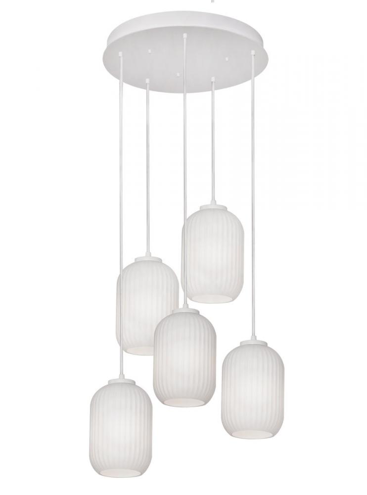 Callie 5 Light Round Pendant