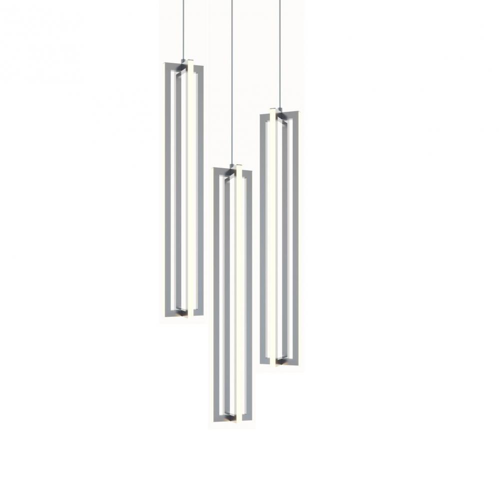 Cass 3 Light Small Round Pendant