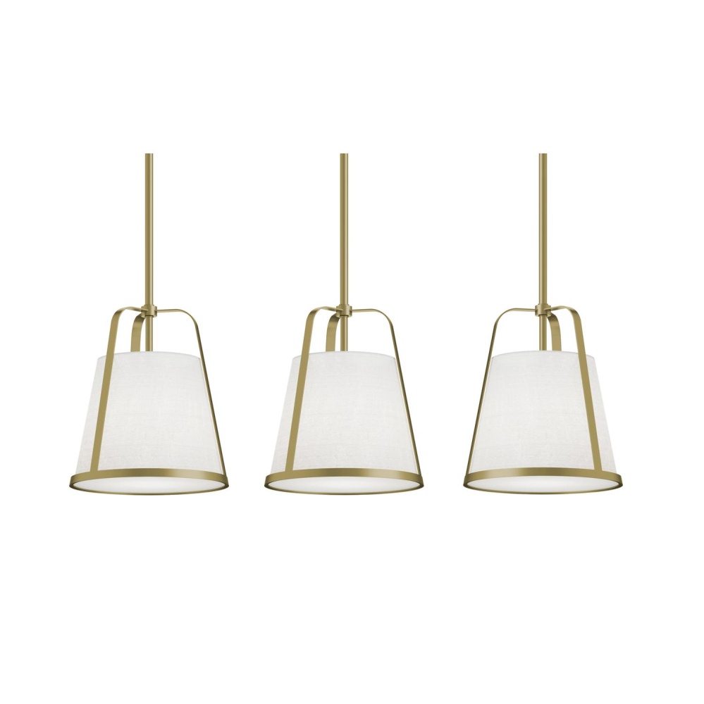Lizzette 3 Light Linear Pendant,60W,LB