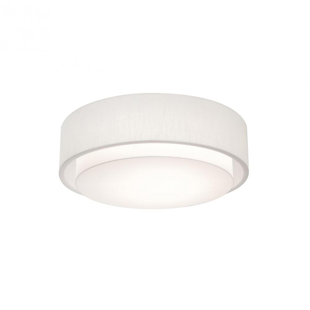 Sanibel 18'' Med Base Flush Mount - LW w/ LW