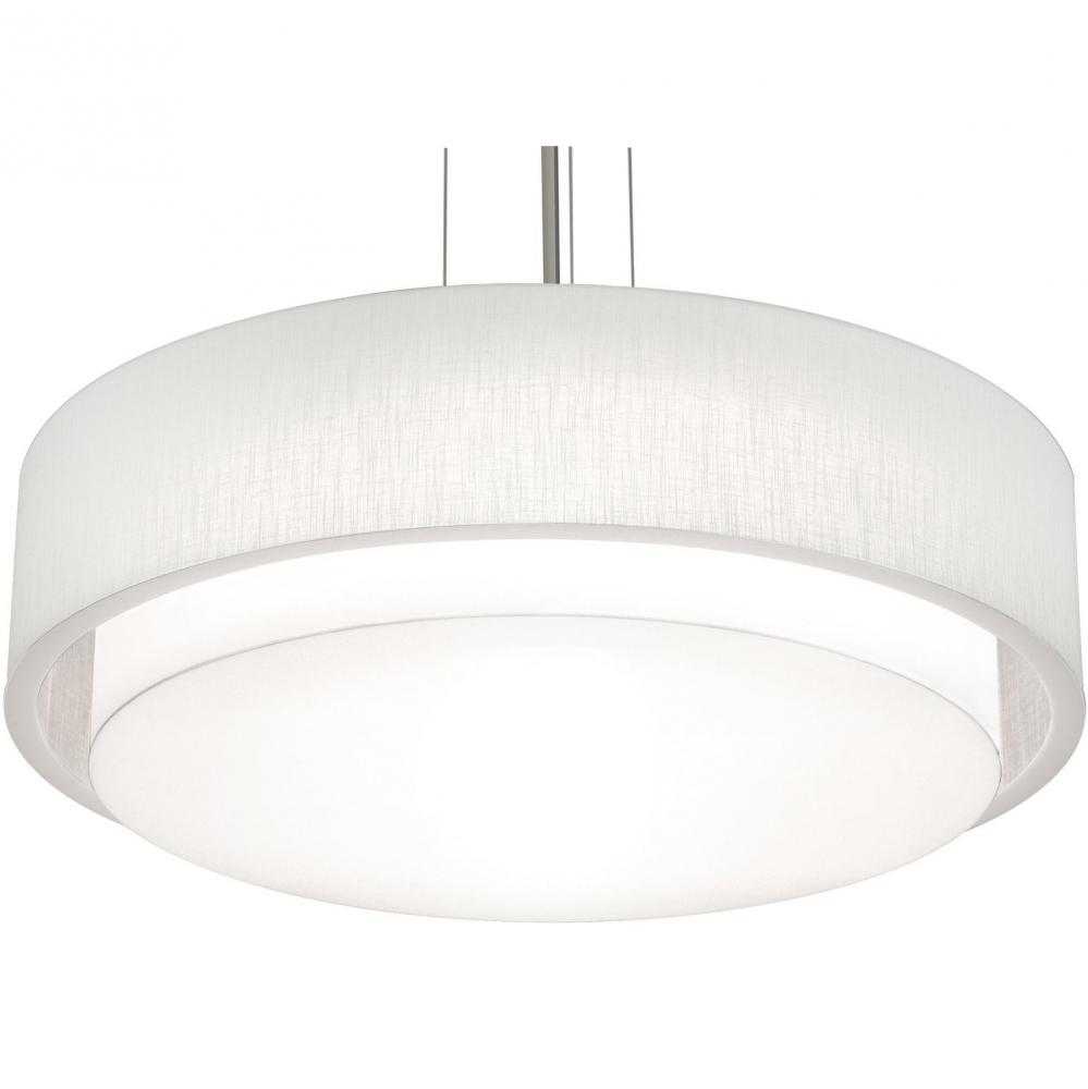 Sanibel 32'' Med Base Pendant - BK and LW