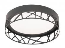 AFX Lighting, Inc. BOF121400L30D1BK - Boon 12" LED Flush Mount