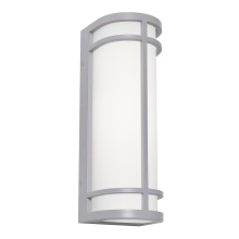 AFX Lighting, Inc. CRNW0616LAJUDTG - Crain 16'' LED Outdoor Sconce,120-277V,20W,5 CCT,TG