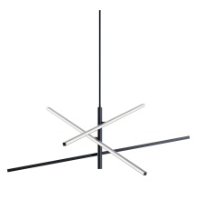 AFX Lighting, Inc. KNOP48LAJUDBK - Knoll 48'' LED Pendant,120-277V,5 CCT,BK