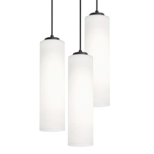 AFX Lighting, Inc. LEOP0412MBBKRND3 - Leo 3 Light Round Pendant,120V,60W,BK