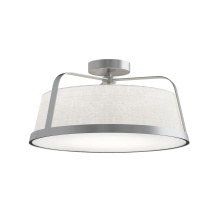 AFX Lighting, Inc. LIZC18MBSN - Lizzette 18'' Med Base Ceiling,120V,SN