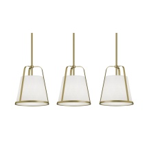 AFX Lighting, Inc. LIZP10MBLBLNR3 - Lizzette 3 Light Linear Pendant,60W,LB