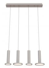 AFX Lighting, Inc. LNAP99L30D1WHLNR4 - Luna 4 Light LED Linear Pendant