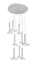 AFX Lighting, Inc. LNAP99L30D1WHRND9 - Luna 9 Light LED Round Pendant