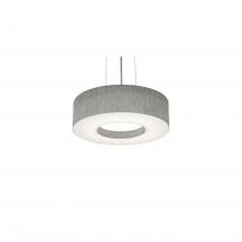 AFX Lighting, Inc. MCP1214MBSN-GY - Montclair 12'' Med Base Pendant - SN w/ GY