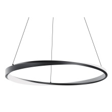 AFX Lighting, Inc. OBRP40LAJUDBK - Oberon 40'' Single LED Pendant,120-277V,40W,5 CCT,BK