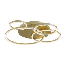 AFX Lighting, Inc. ORBF24LAJD1LB - Orbit 24'' LED Semi Flush Mount,120V,57W,5 CCT,LB