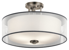 Kichler 43194AP - Semi Flush 3Lt