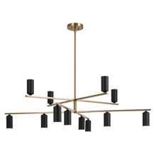 Kichler 52533CPZBK - Chandelier 12Lt