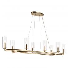 Kichler 52772CPZ - Oval Chandelier 8Lt