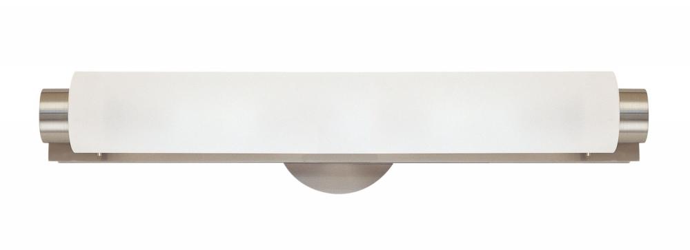 Four Light Nickel Vanity