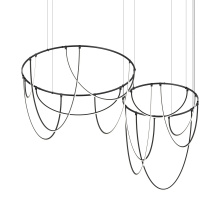 Sonneman SLS4243-K - 32"/48" 2-Bar Offset Ring w/ Light Curve Luminaires