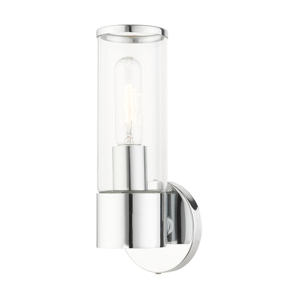 1 Lt Polished Chrome ADA Single Sconce