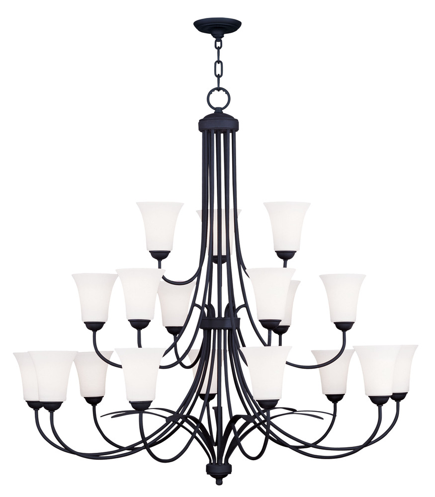 18 Light Black Chandelier