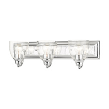 Livex Lighting 17073-05 - 3 Lt Polished Chrome Vanity Sconce