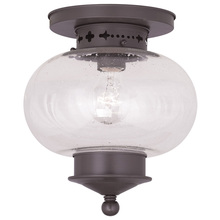 Livex Lighting 5036-07 - 1 Light Bronze Ceiling Mount