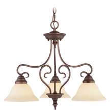 Livex Lighting 6133-58 - 3 Light Imperial Bronze Chandelier