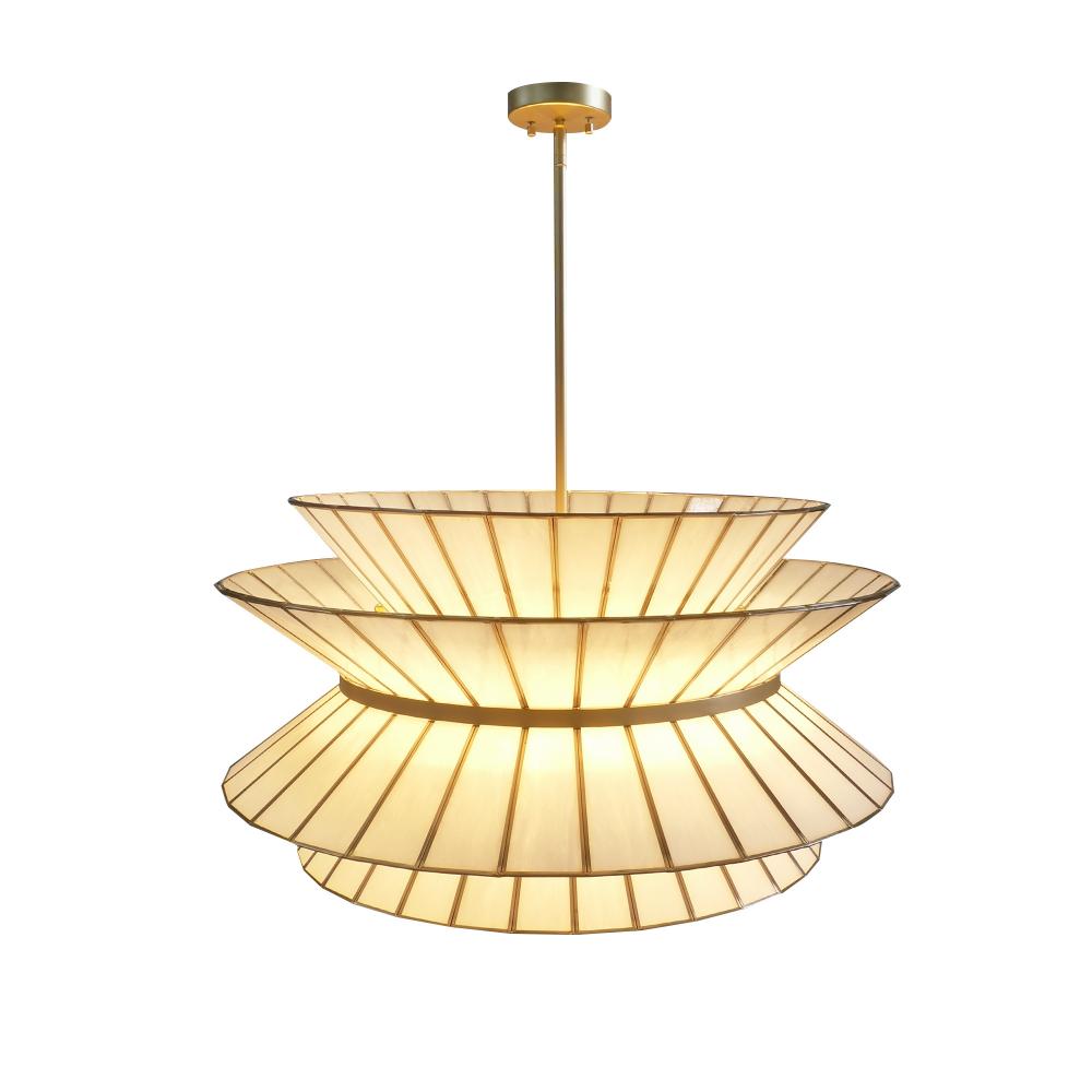 Phaetharvy 12-Light Large Gold Chandelier