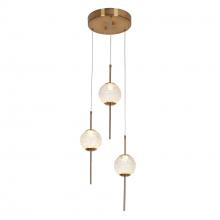 LNC Home HA05050P3 - Cenlindes 3-Light LED Chandelier