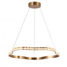 LNC Home HA05109A - Deslumbrante 1-Light LED Chandelier