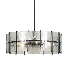 LNC Home HA05430 - Fiorekaury 8-Light Large Black Chandelier