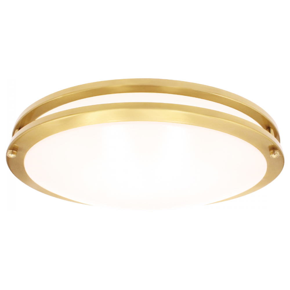 LED18"FLUSH/DR/BRS/5CCT/D