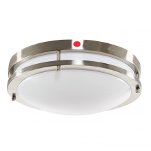 Luxrite LR23286 - LED12"FLUSH/CHROME/5CCT/EMR