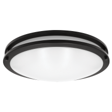 Luxrite LR23293 - LED16"FLUSH/DR/BLK/5CCT/D