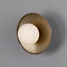 Mullan Lighting MLBWL159PCGRNCL - Aosta IP65 Wall Light | Sage Green | Clear