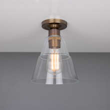 Mullan Lighting MLCF15ANTSLV - Rigale Flush Fitting | Antique Silver