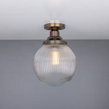 Mullan Lighting MLCF37ANTSLV - Stanley Holophane 7.75íí Globe Fitting | Antique Silver