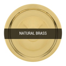 Mullan Lighting MLBP032NATBRSFR - Mira Pendant | Natural Brass | Frosted Glass