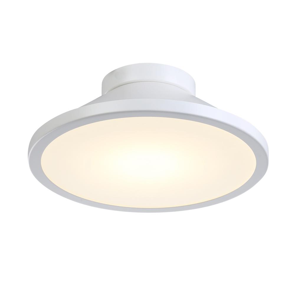 Lucida Collection Integrated LED Flush Mount, White