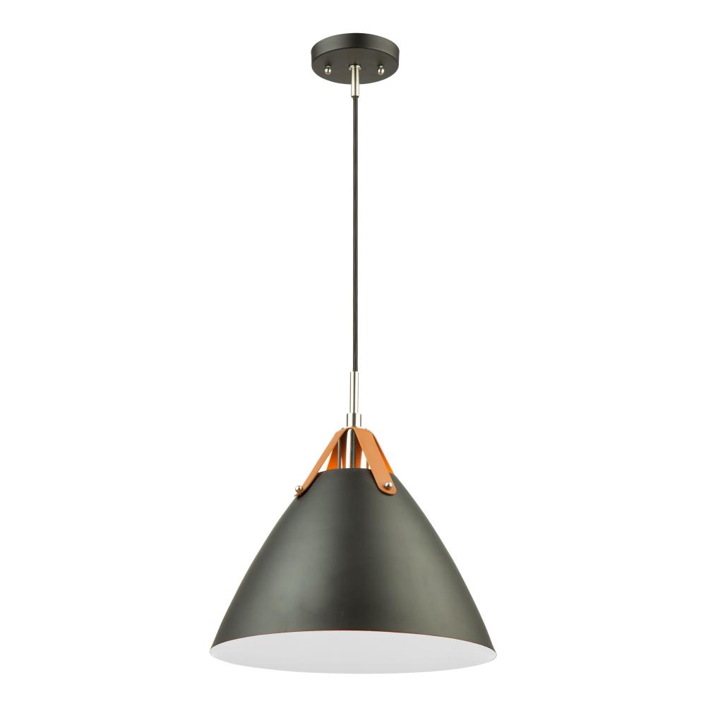 Tote 1 Light Pendant Black