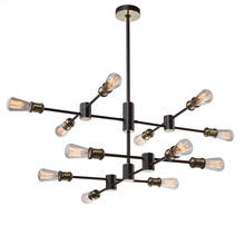 Artcraft AC10782BK - Tribeca 12-Light Chandelier