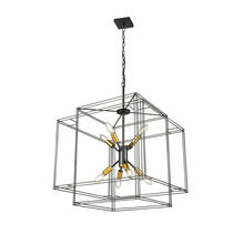 Artcraft AC11738BK - Artisan 8 Light Pendant