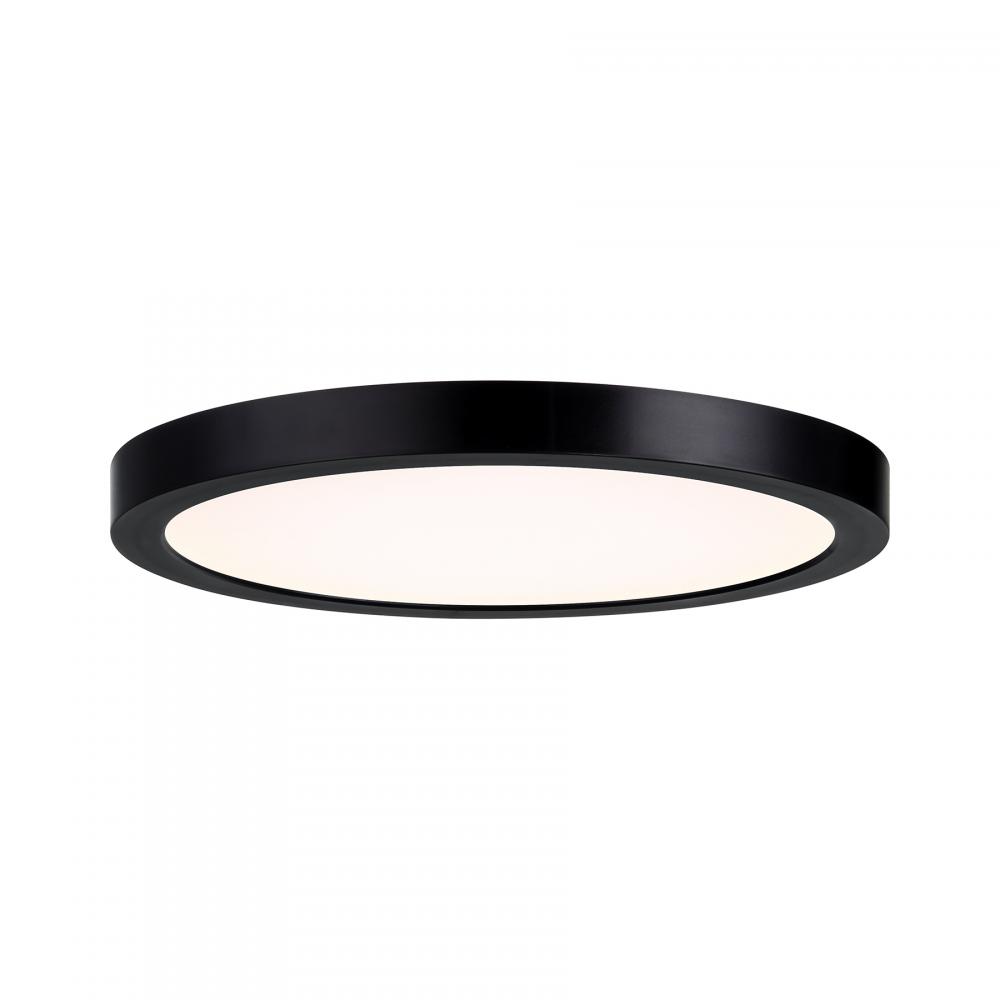 LED Flush Mount in Black