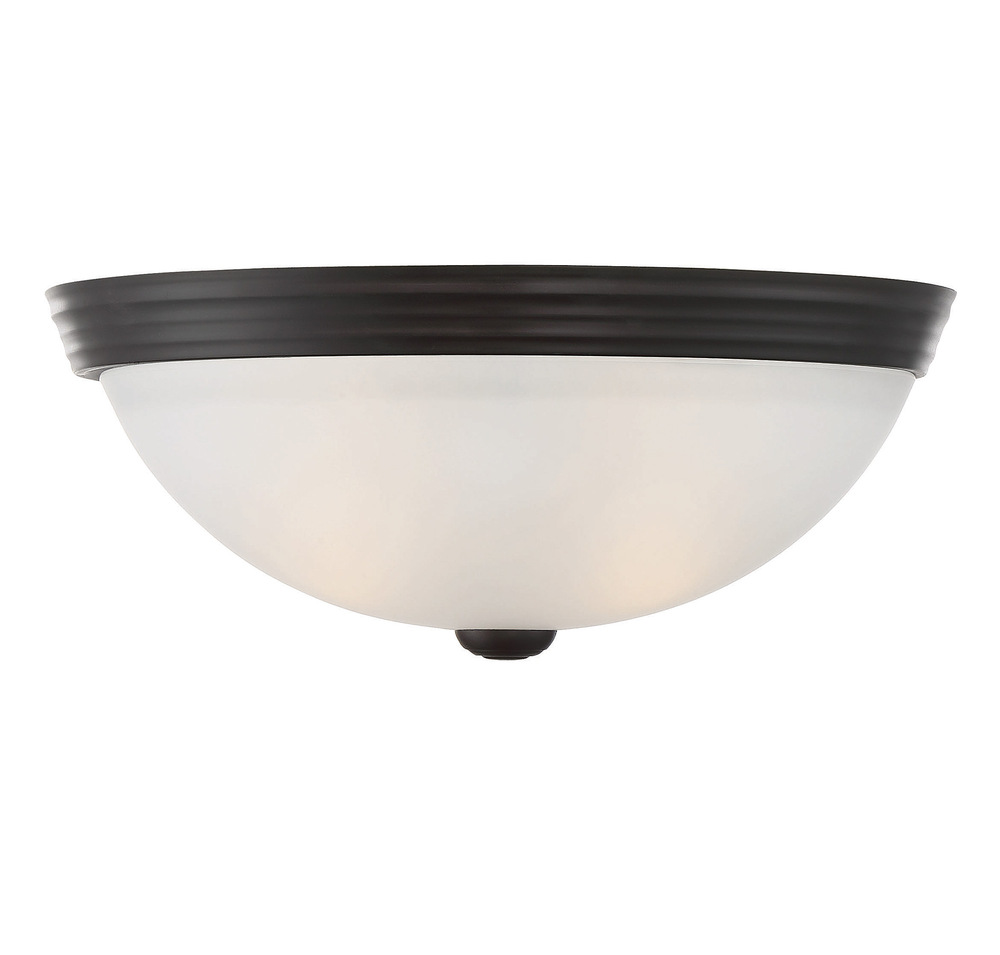 2-Light Ceiling Light in English Bronze