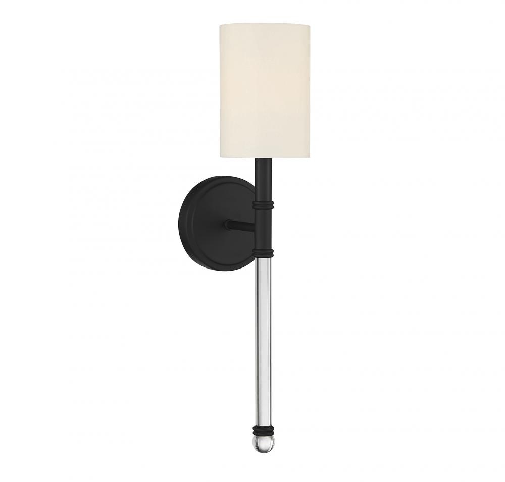 Fremont 1-Light Wall Sconce in Matte Black