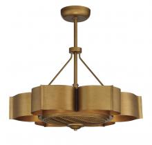 Savoy House 39-FD-125-54 - Stockholm 6-Light Fan D'Lier in  Gold Patina