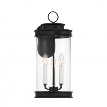 Savoy House 5-905-BK - Englewood 3-Light Outdoor Wall Lantern in Matte Black