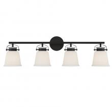 Savoy House 8-1627-4-BK - Kaden 4-Light Bathroom Vanity Light in Matte Black