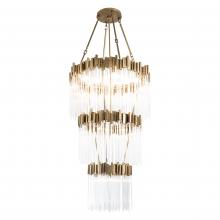 Varaluz 309C19HG - Matrix 19-Lt 3-Tier Chandelier - Havana Gold