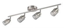 Eglo 204022A - Temmar 30 in. 4-Light Brushed Nickel Integrated LED Flushmount Fixed Track